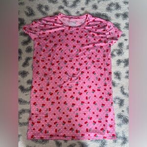 Cherry patterned nightgown
